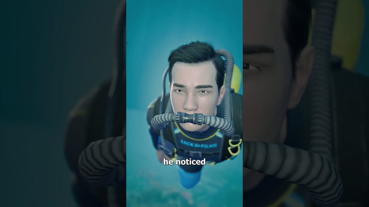 He Found An Injured Fish On The Ocean Floor 😨