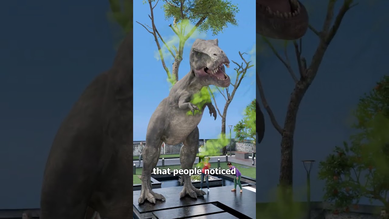 He Got Stuck Inside A Dinosaur 😨