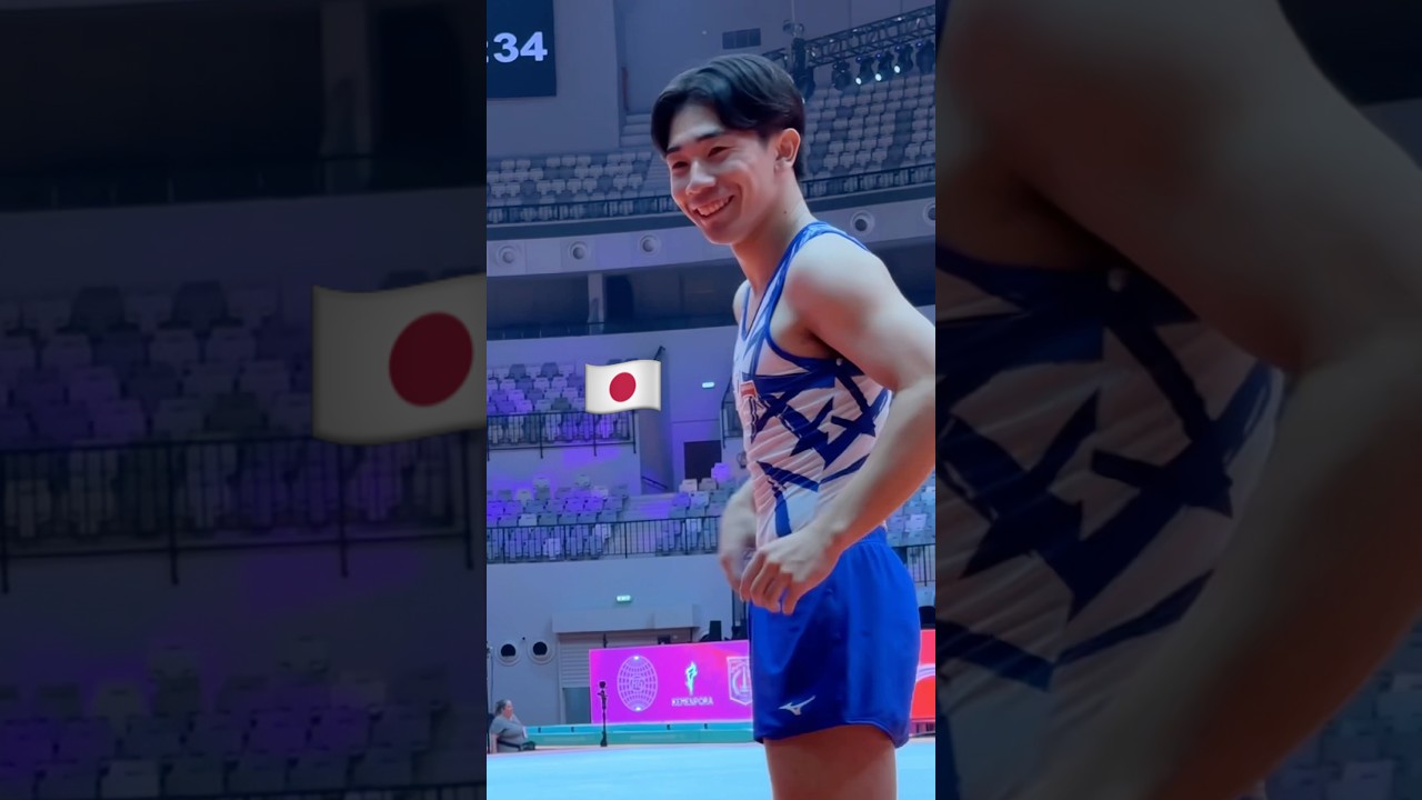 He IS the main character 😳 #gymnastics #anime #japan #olympics #olympic #sports #sport #gymnast