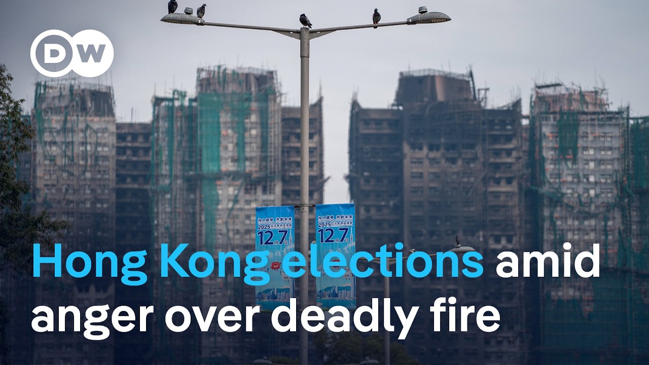 Hong Kong votes in legislative election as city mourns deadly high rise fire | DW News