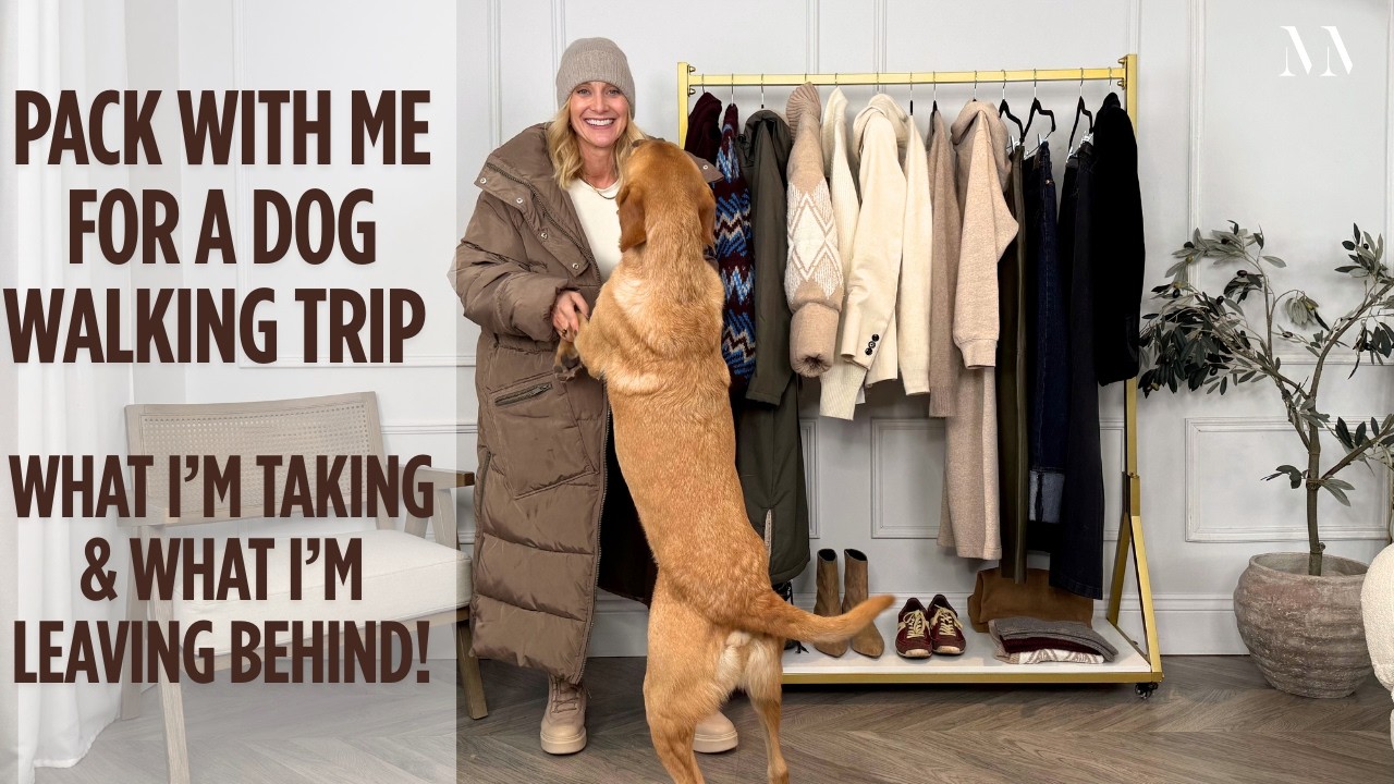 How I Pack for a 4-Day Dog Walking Getaway in the Lake District | Cosy Winter Practical Layers.