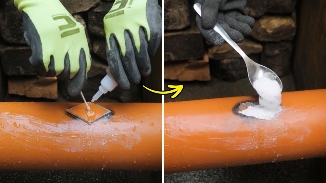How to Fix a Leaky Pipe Without Replacing It — A Smart Hack My Father Showed Me 💧🔧