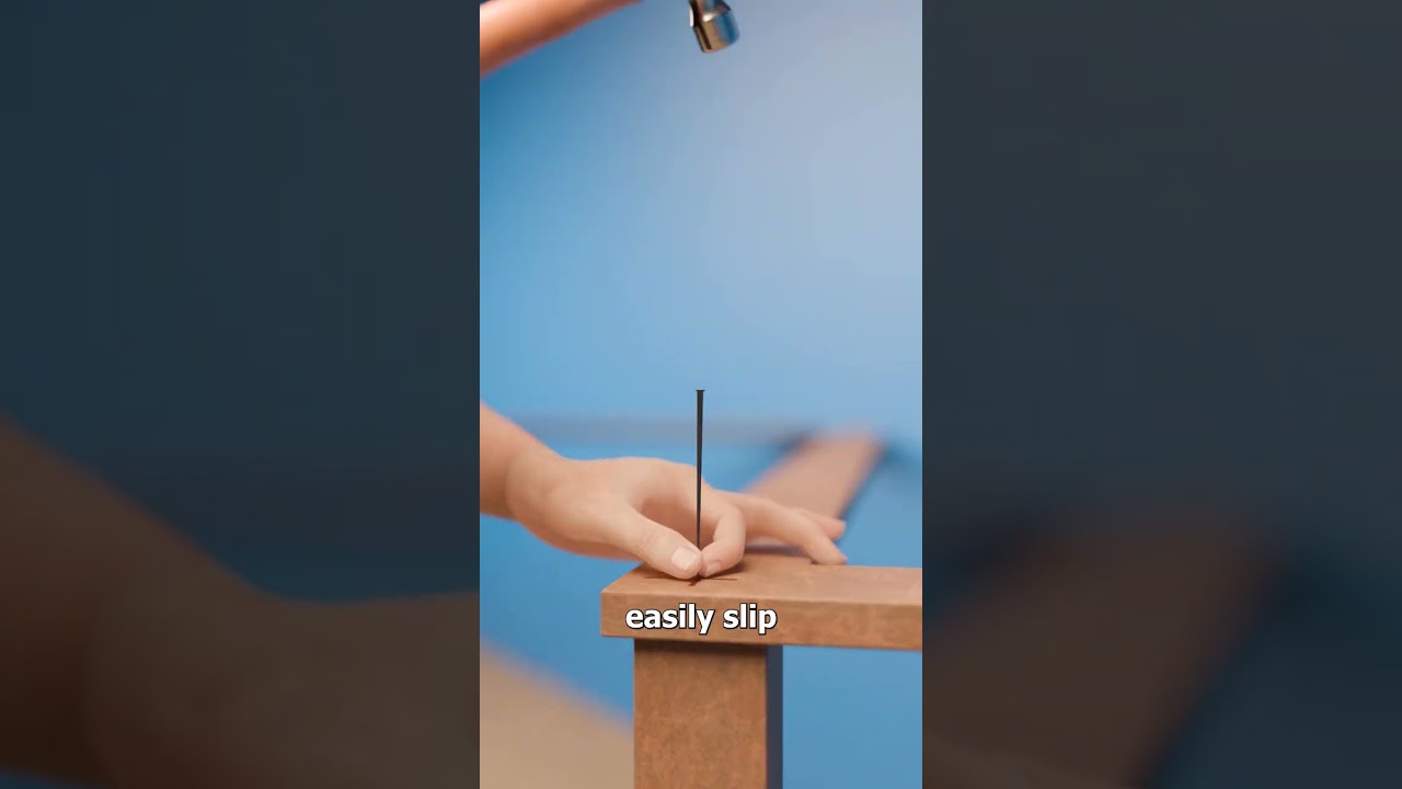 How To Hammer Nails Without Injuries 🤔