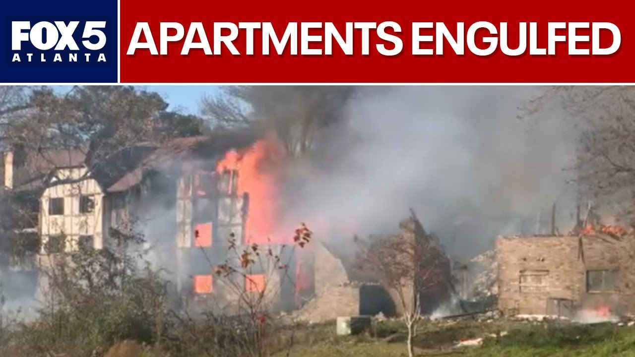Huge fire hospitalized two people and displaced 18 more | FOX 5 News