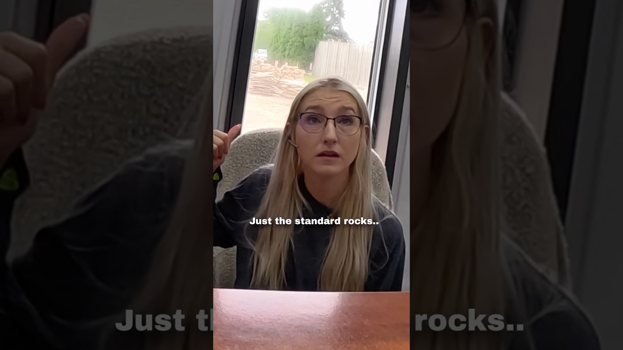 I bought 10,000 rocks and fixed a drive way 🥹❤️