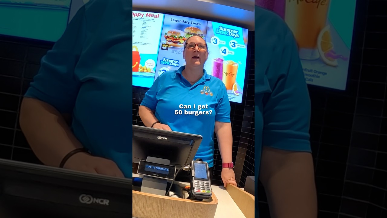 I bought 50 Cheese Burgers and fed a birthday party 🥹❤️