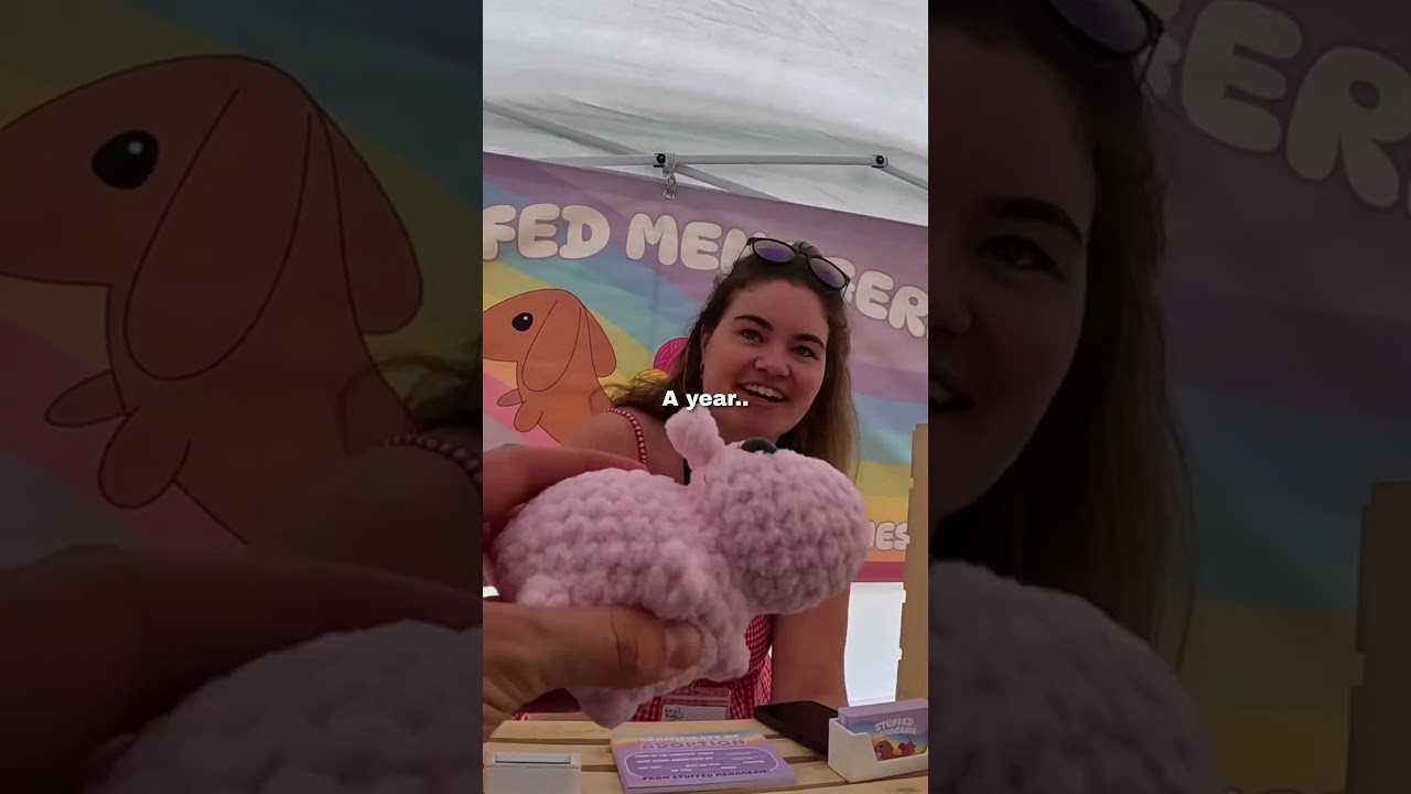 I bought a crochet pig and THIS happened 🥹❤️