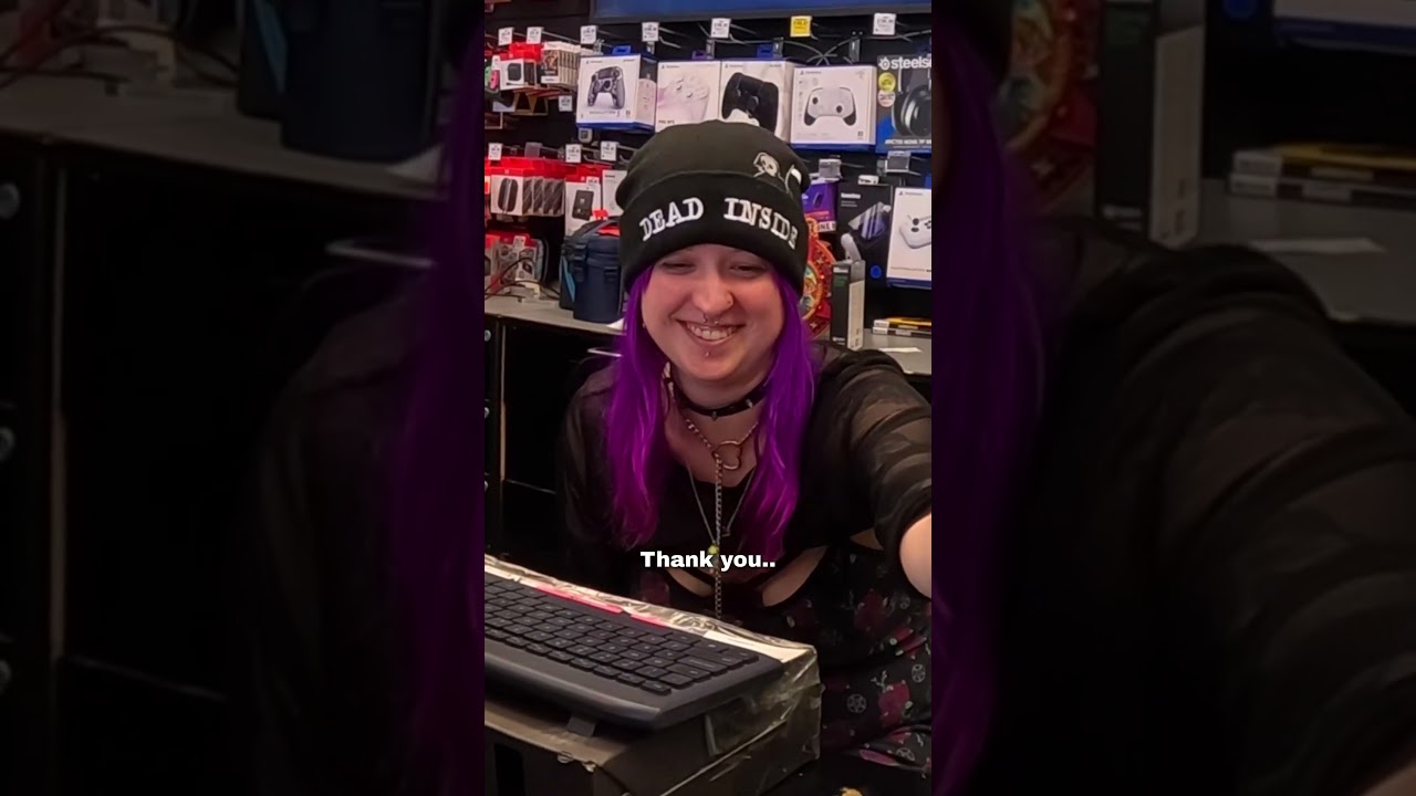 I bought resident evil 4 and THIS happened 🥺❤️