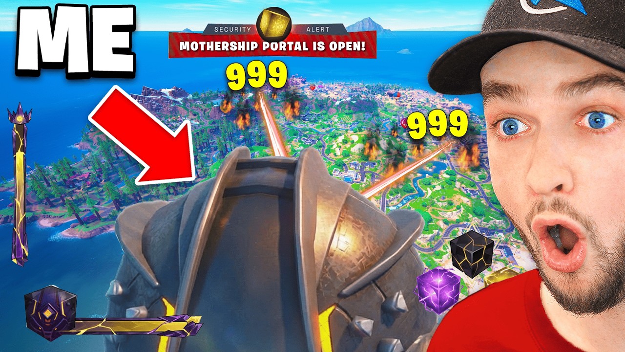 I Glitched Inside the Mothership in Fortnite!