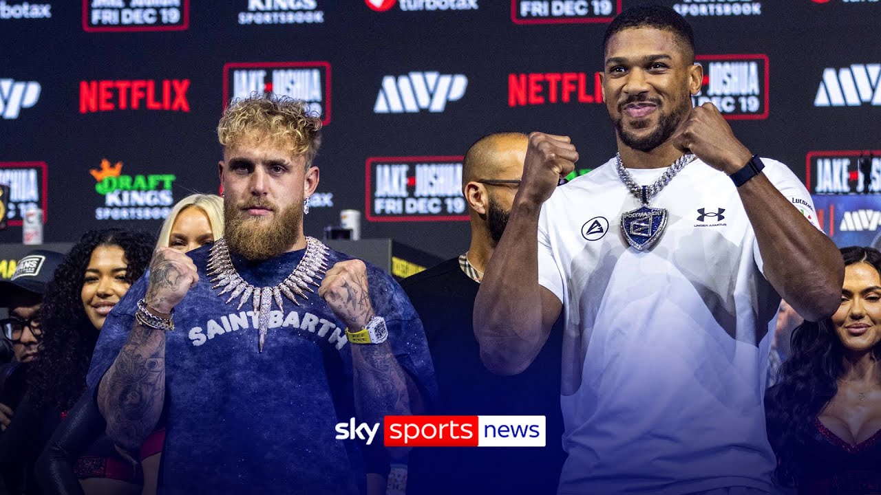 Jake Paul vs Anthony Joshua: Heated words exchanged between YouTube star and British heavyweight