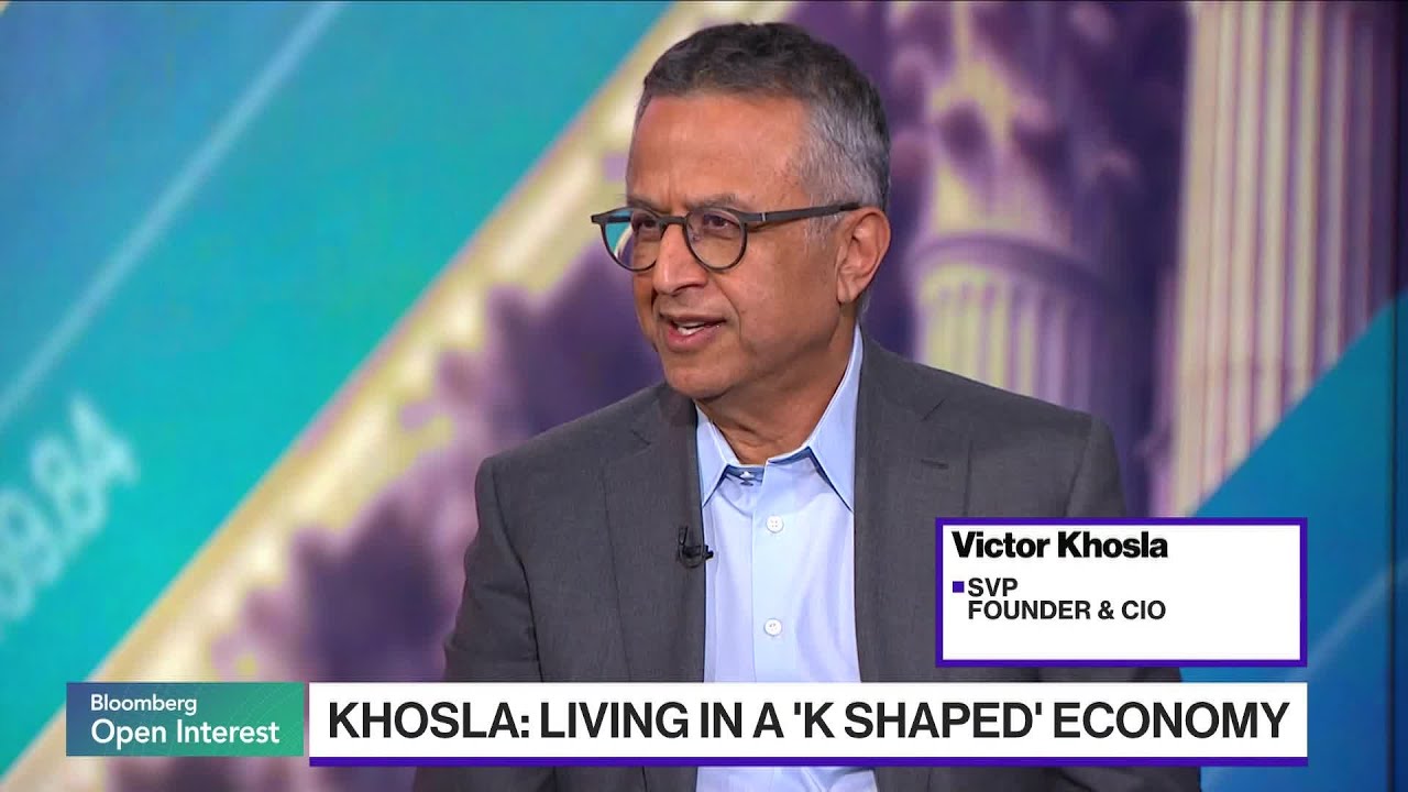 Khosla Says ‘We’re Living Truly in a K-Shaped Economy’