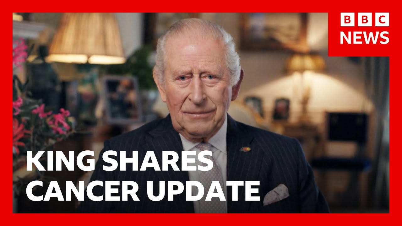 King Charles says he can ‘share the good news’ his cancer treatment will be reduced | BBC News
