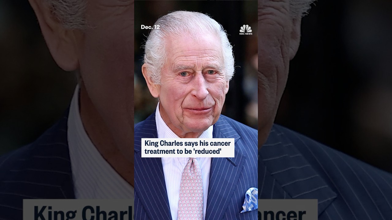 King Charles says his cancer treatment to be ‘reduced’