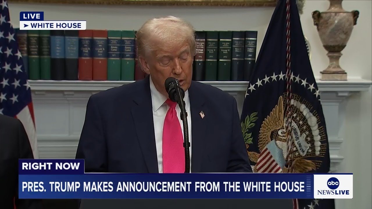 LIVE: President Trump makes announcement from the White House