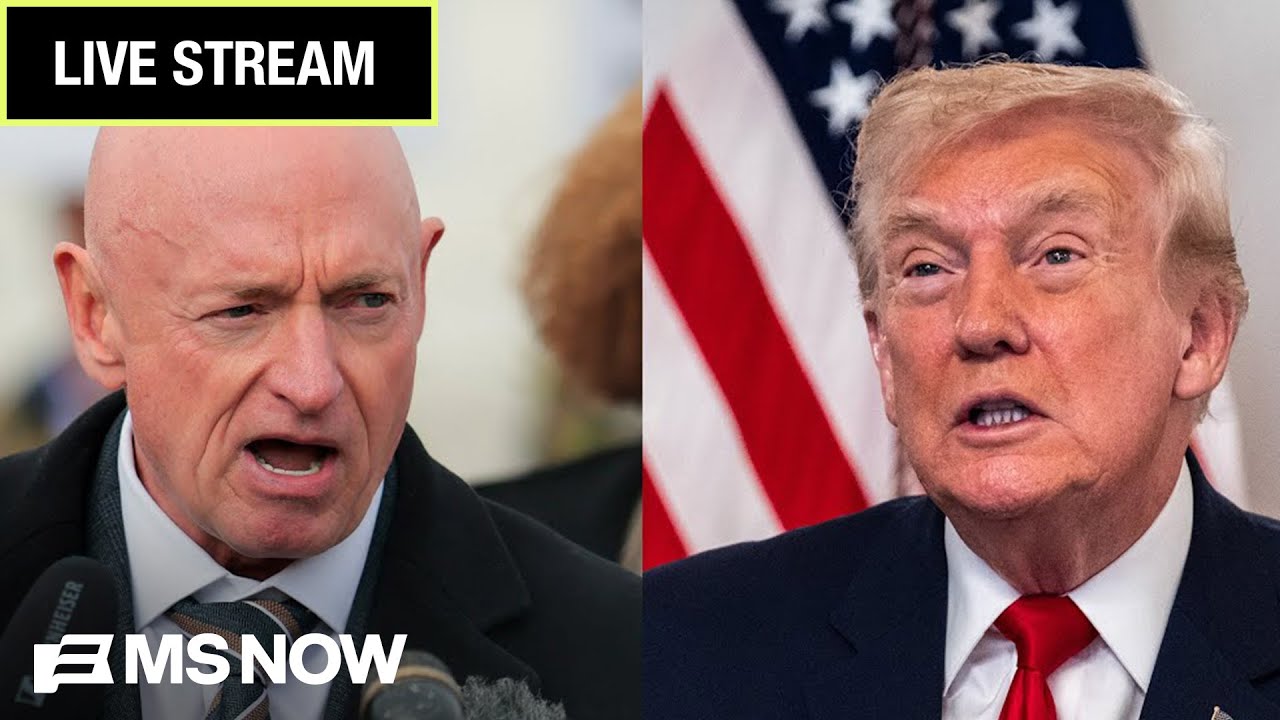 LIVE: Sen. Mark Kelly speaks out about Trump and Hegseth’s threats