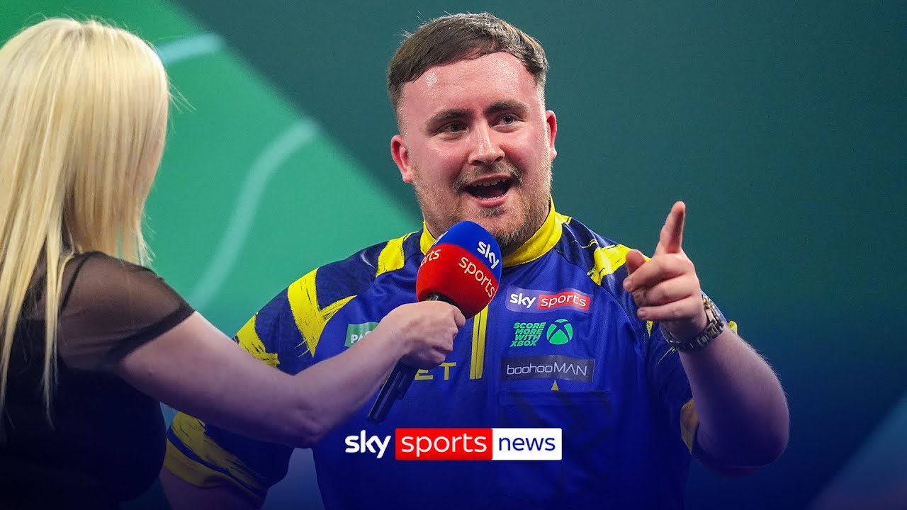 Luke Littler hits back at booing fans after Ally Pally win