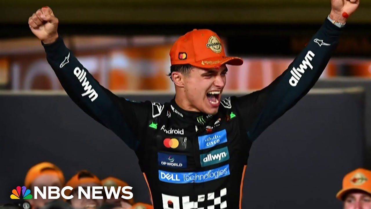  McLaren racer Lando Norris wins Formula 1 world championship