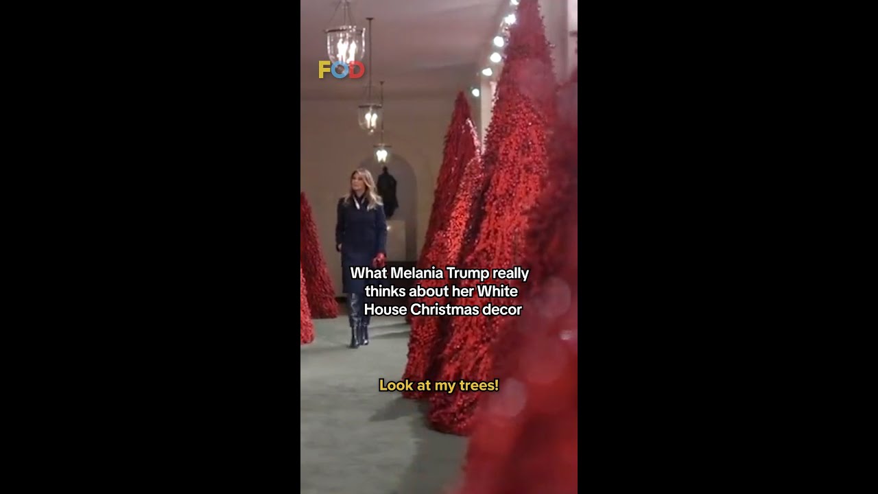 Melania Trump’s Christmas Decor