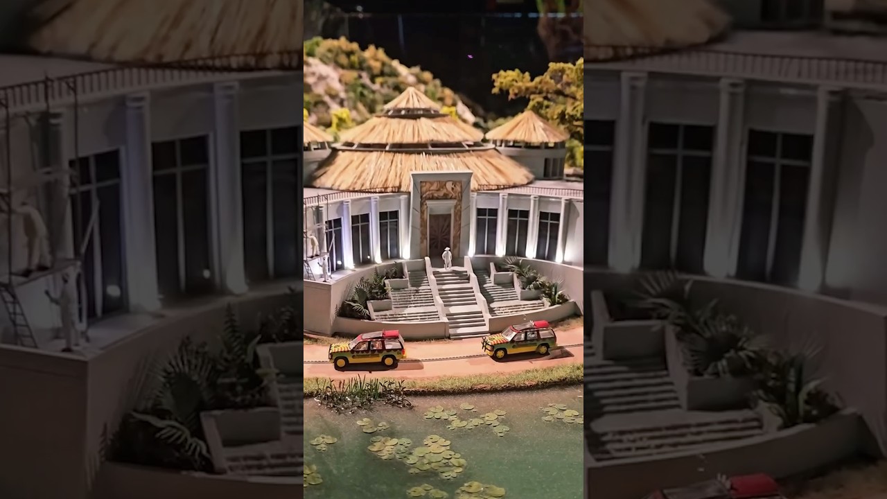 Miniature Jurassic Park Model! 🦕 #jurassic #jurassicpark #dinosaur