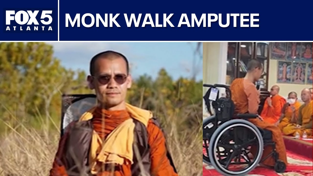 Monks continue peace walk through Georgia | FOX 5 News