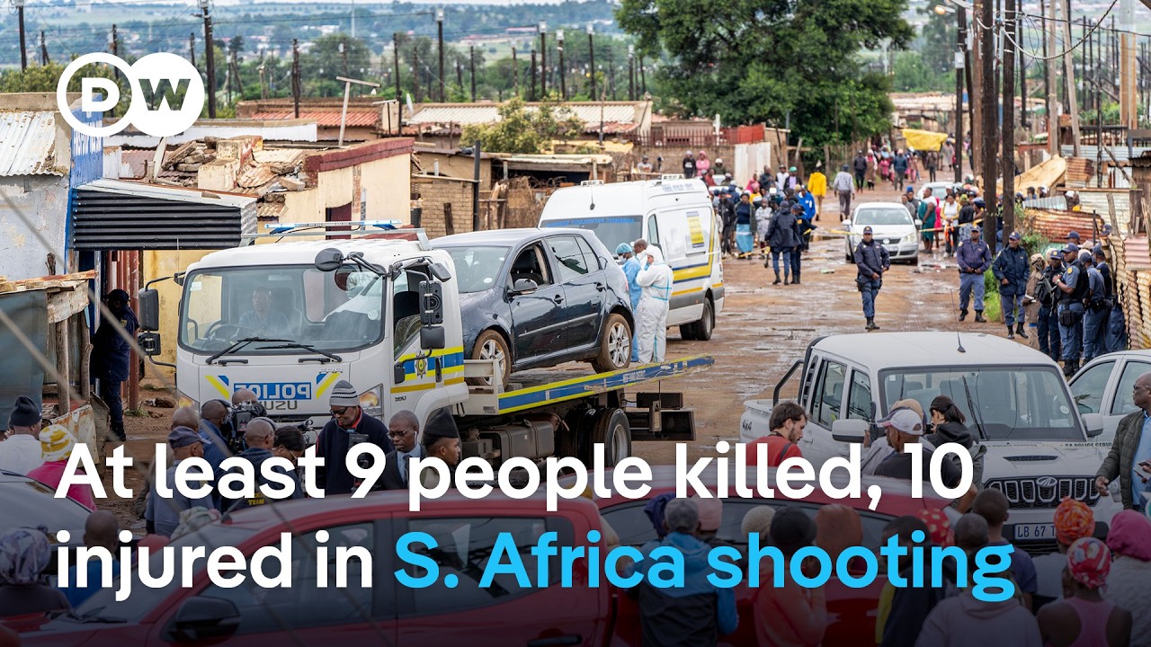Multiple gunmen attack tavern outside Johannesburg, killing at least 9 people | DW News
