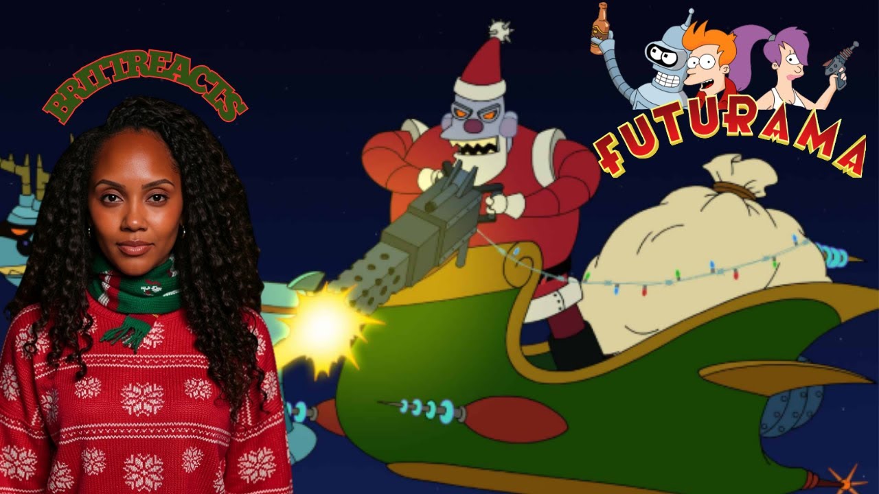 MY FIRST TIME REACTING TO | FUTURAMA | ROBOT SANTA