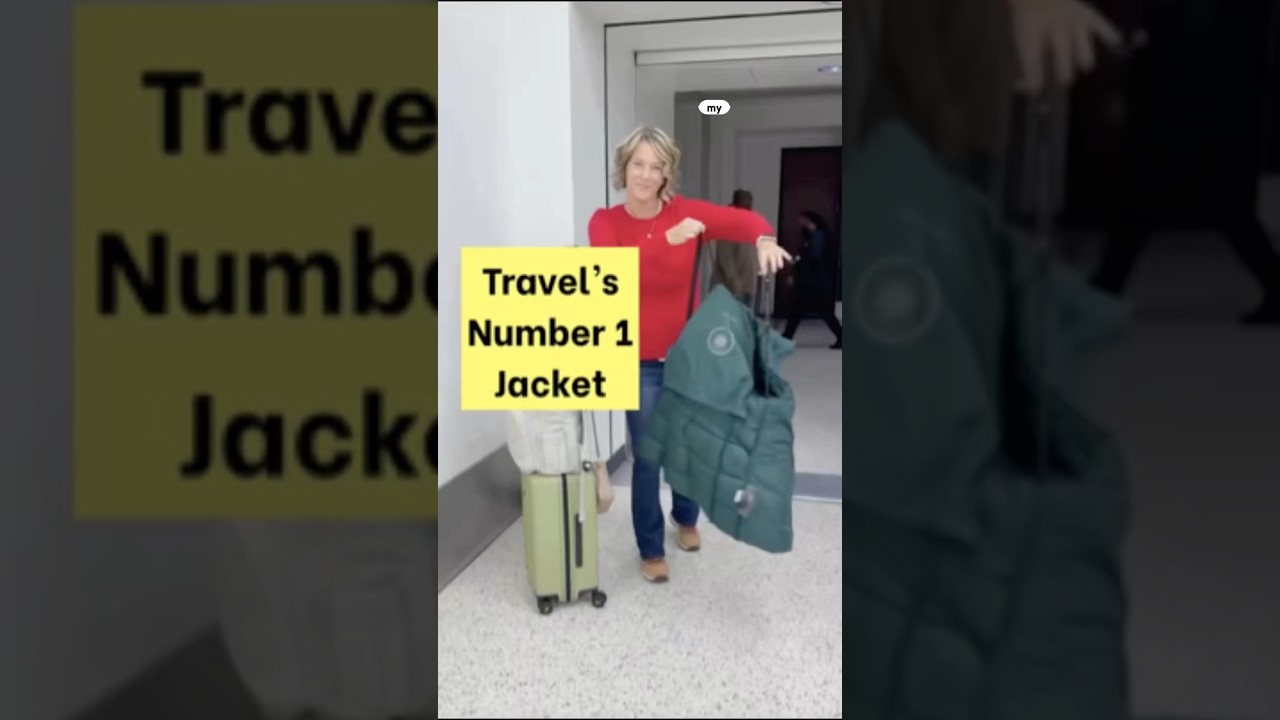 My Viral Jacket is Back for Travel #waterresistant #packablejacket