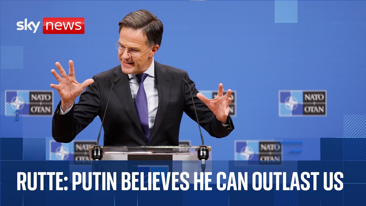 NATO secretary general says Putin ‘believes he can outlast us’ after foreign ministers meeting