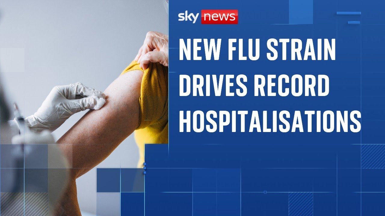 New flu strain drives surge in hospitalisations across England