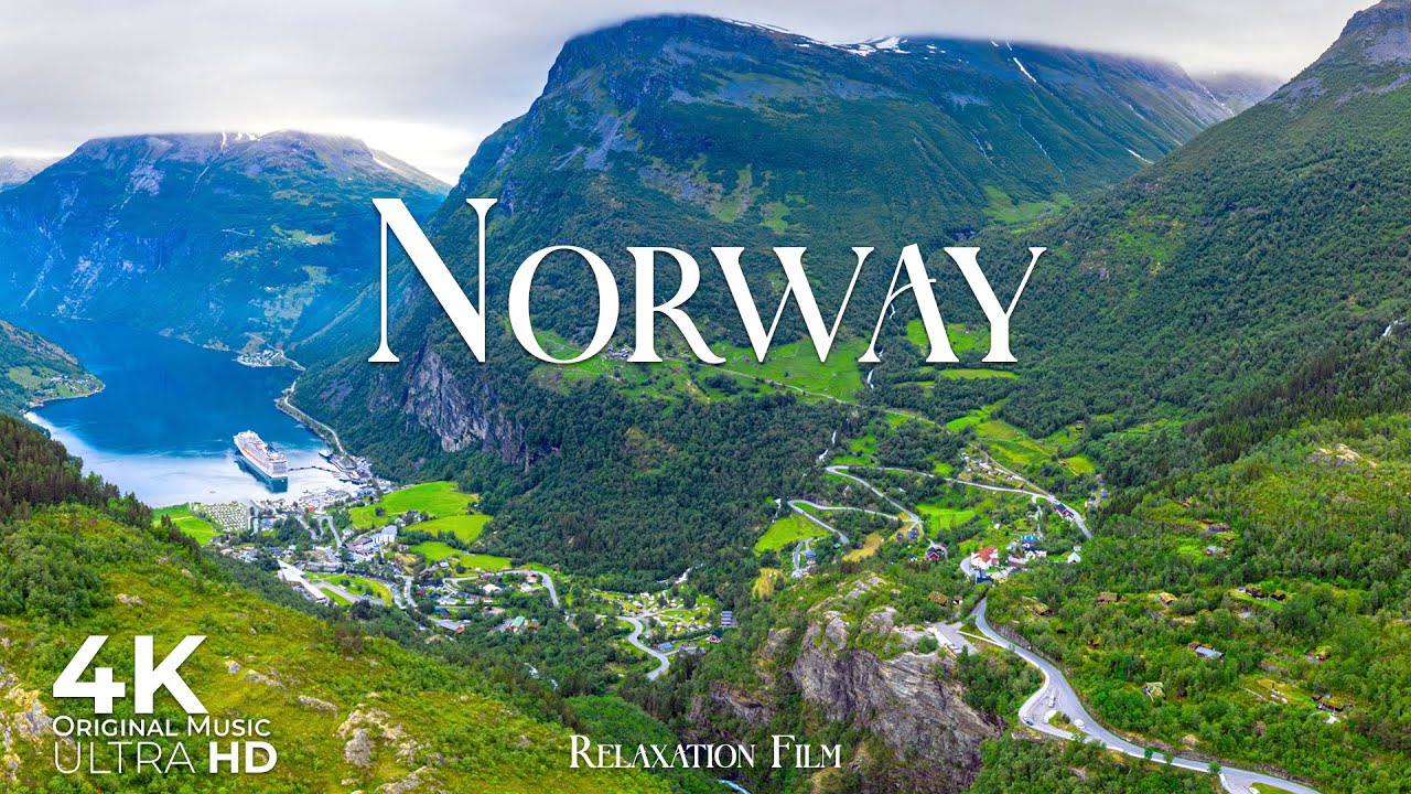 Norway 4K • Where Silence Meets the Fjords • Relaxation Film with Deep Calming Music
