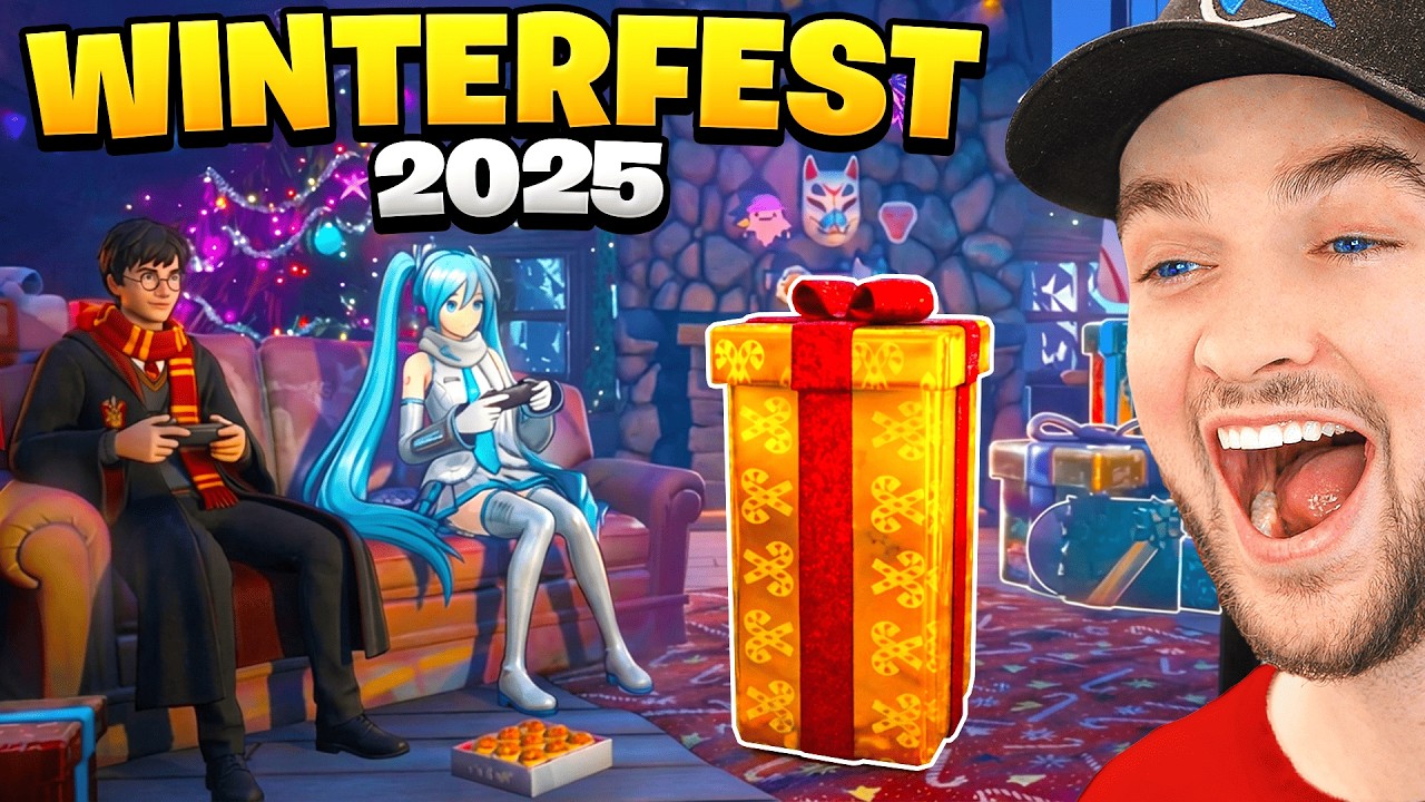 Our FIRST LOOK at Fortnite Winterfest 2025!