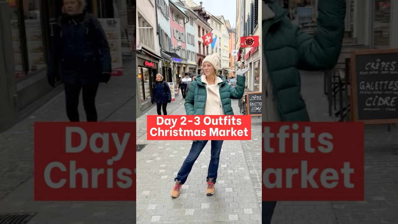 Outfits I Wore Day 2 and 3 for Christmas Market Trip in Zurich #traveloutfit