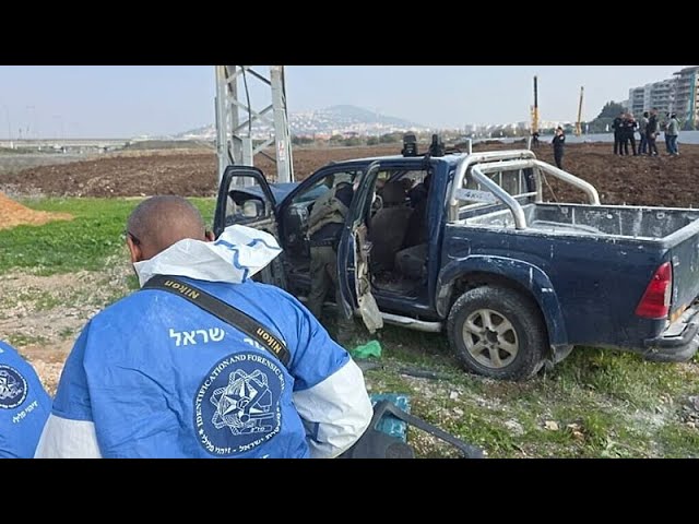 Palestinian man kills two in car and knife attack in northern Israel