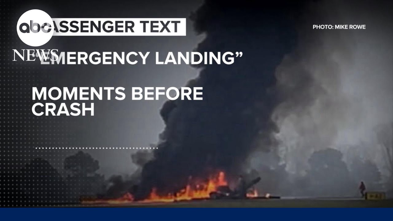 Passenger texted ’emergency landing’ before North Carolina plane crash: Authorities