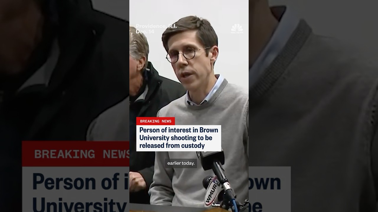Person of interest in Brown University shooting to be released