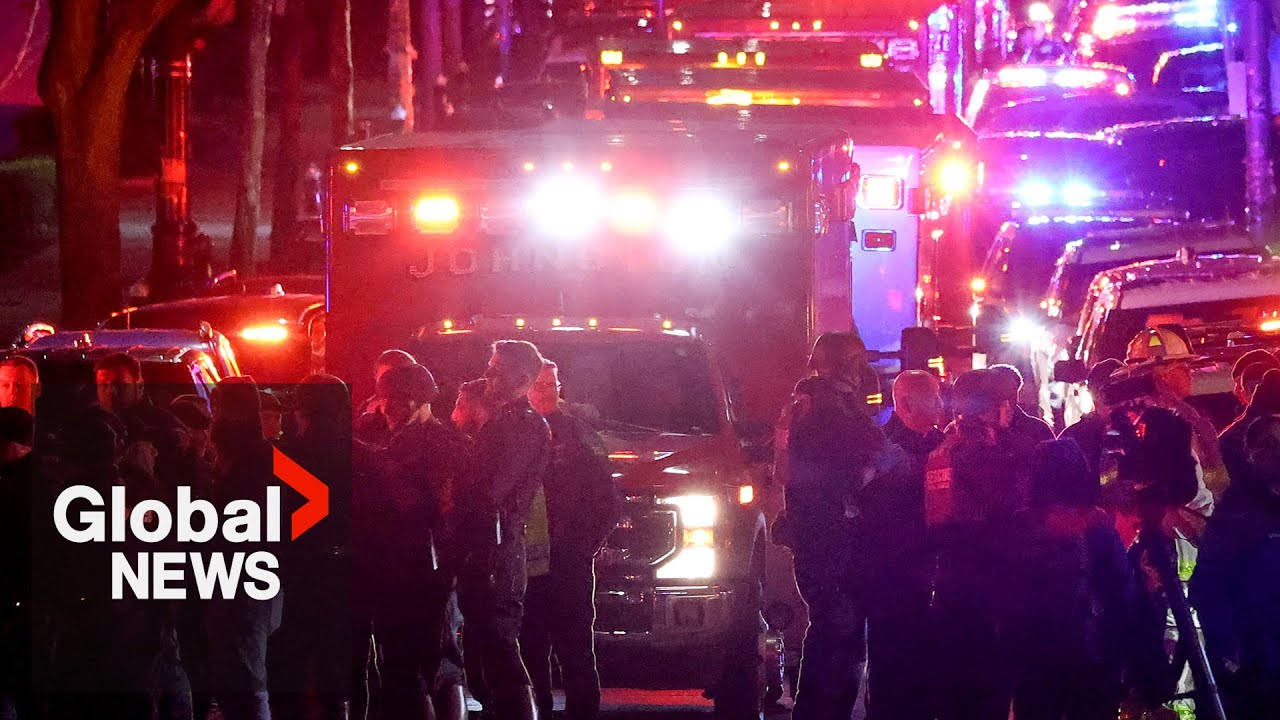 Police hunt for suspected gunman after shooting at Brown University