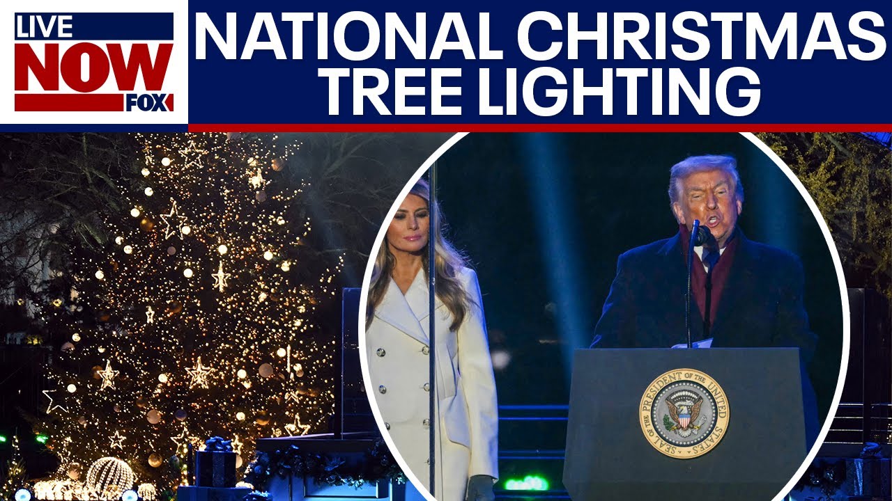 President Trump, First Lady host tree lighting ceremony
