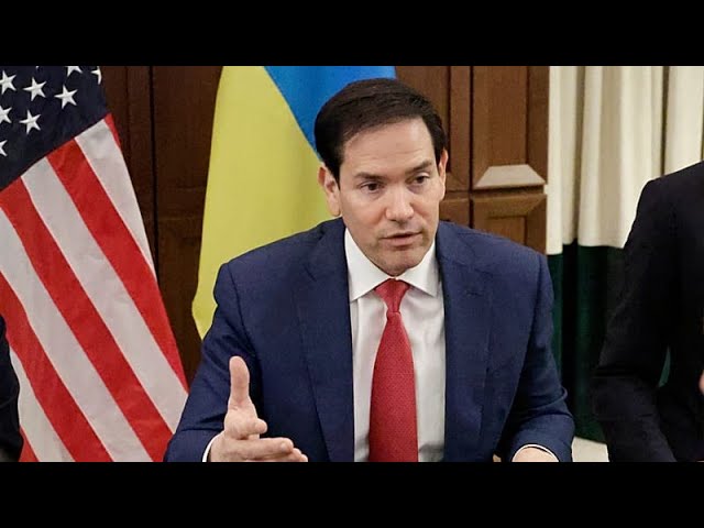 Rubio called US-Ukraine talks productive but says more work needs to be done to reach a deal