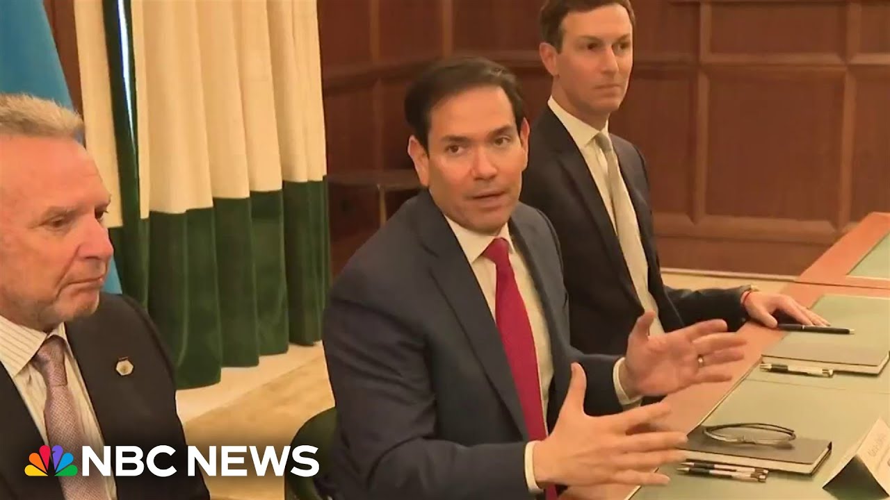 Rubio: Ukraine peace discussions ‘productive’ after critical Florida meeting