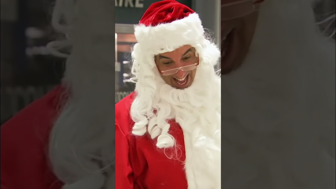 Santa Hugs Kids Despite ‘I HATE KIDS’ Shirt!| Just For Laughs Gags