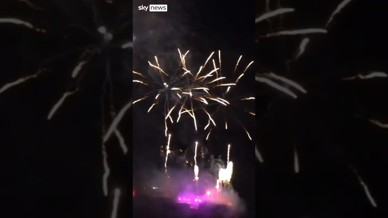 Scotland starts Hogmanay celebrations with a bang with New Year’s fireworks above Edinburgh Castle