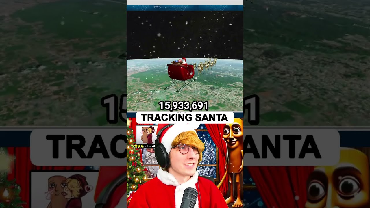 #shorts TRACKING SANTA CLAUS LIVE