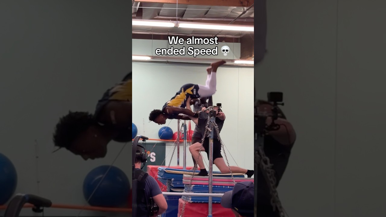 Sorry iShowSpeed gymnastics is hard 😭 #gymnastics #gymnast #olympics #olympic #ishowspeed #speed