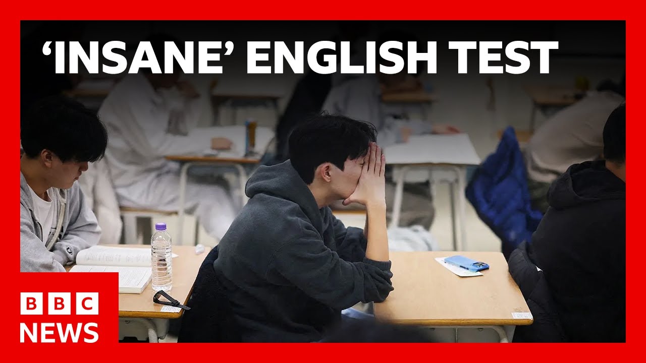 South Korea exam chief quits over ‘insane’ English test | BBC News