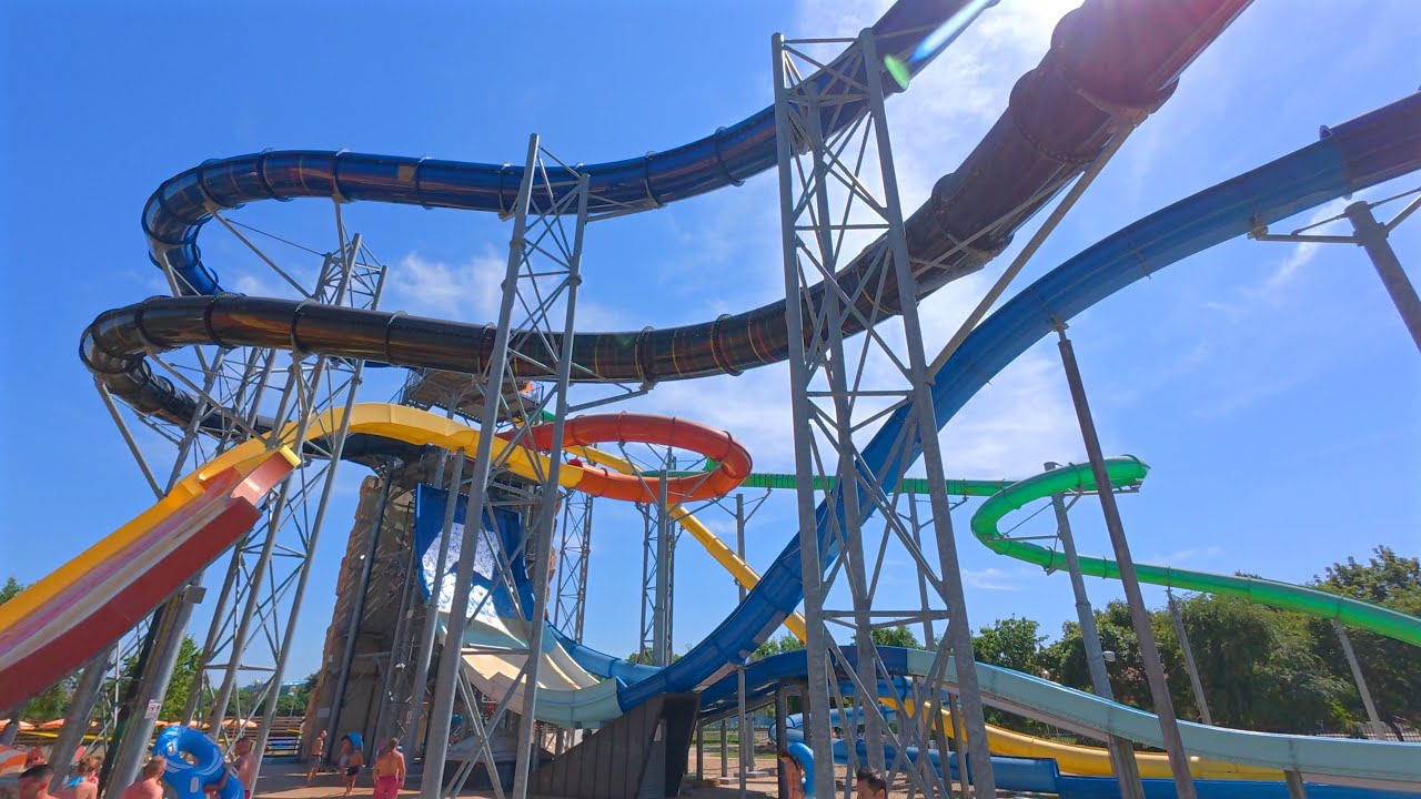 Spaceship Water Slide at HungaroSPA 🇭🇺