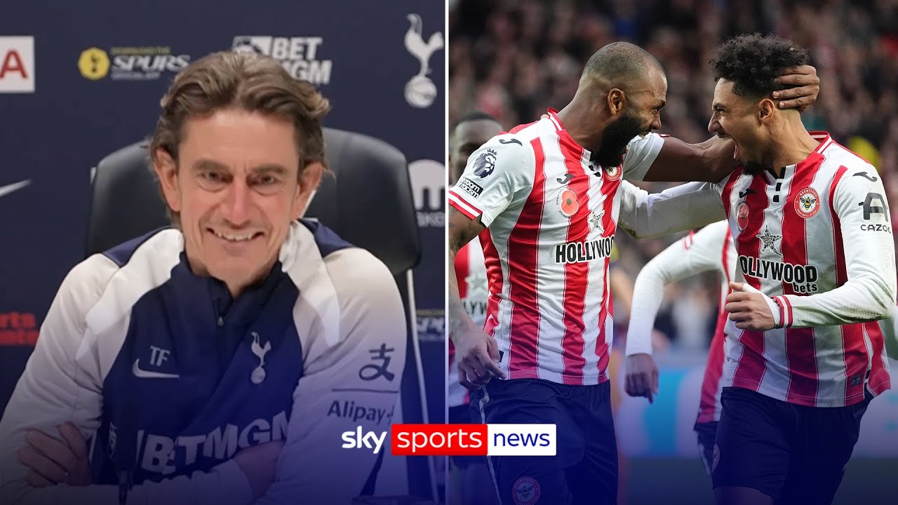 Spurs manager Thomas Frank looks ahead to facing his former side Brentford