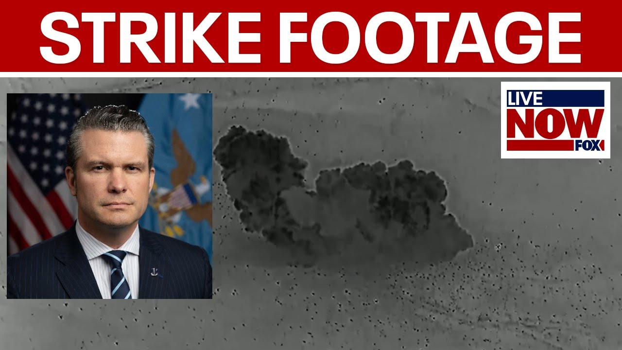 STRIKE FOOTAGE: Moments US fighter jets fired missiles in Syria