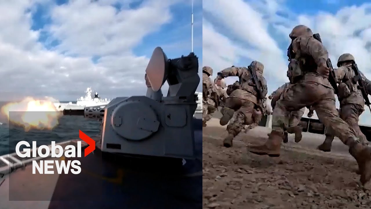 Taiwan on high alert as China conducts live-fire exercises surrounding island