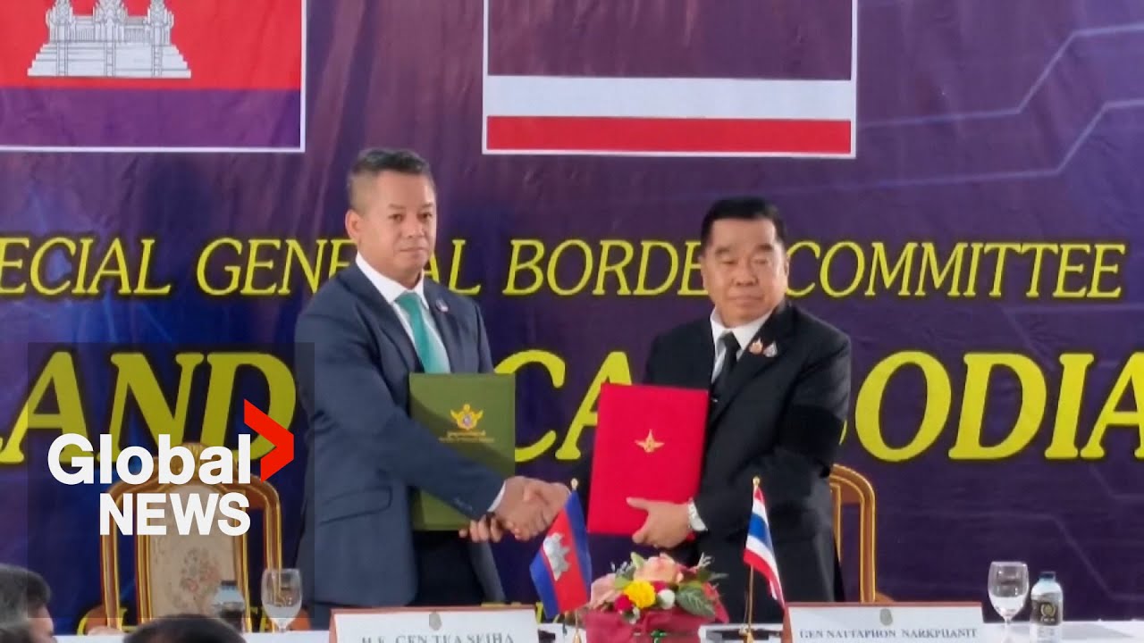 Thailand and Cambodia sign new ceasefire to halt fierce border conflict