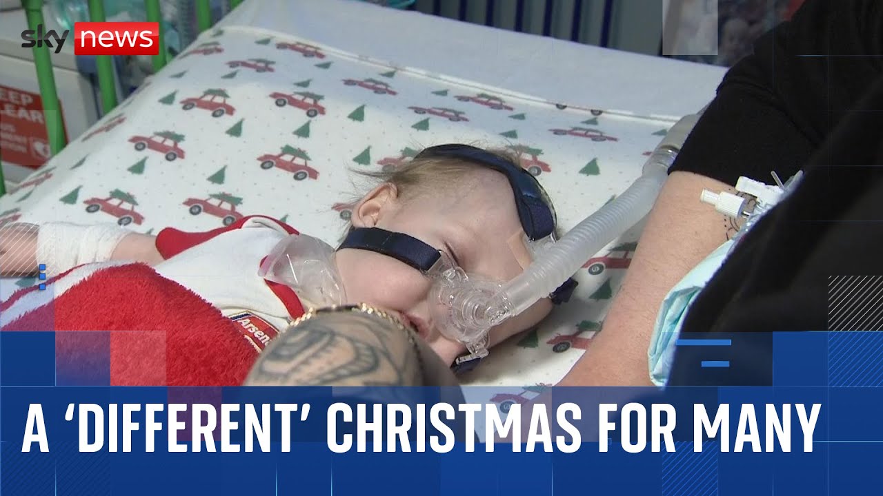 The children and families spending a ‘different’ Christmas in hospital